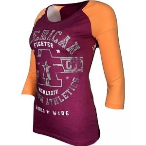 AMERICAN FIGHTER Womens T-Shirt YALE RAGLAN